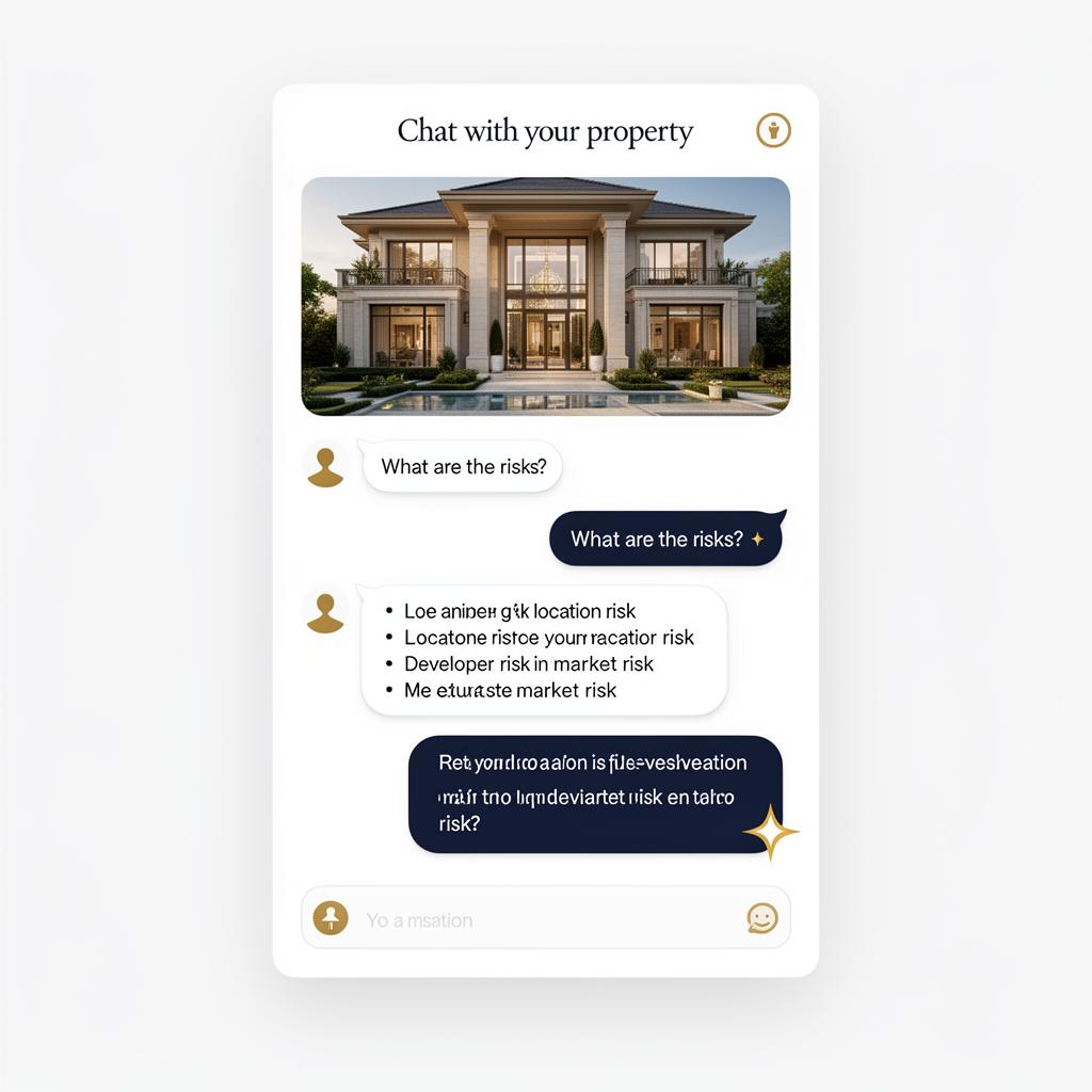 Chat with your property AI interface
